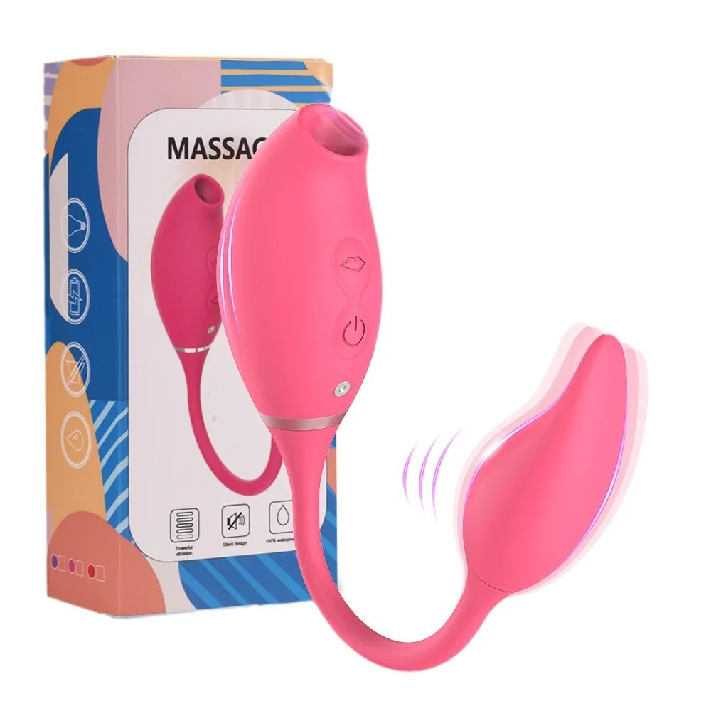 Mary 2 Rechargeable Vibrating for Egg Female Masturbator Adult Sex Toy with  Double Head Sucking Vibrator Sucker