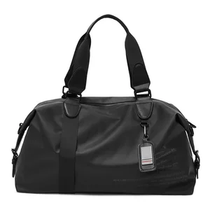Eastshine 2026 Wholesale Luxury Weekender Travel Duffel Bag Gym Weekend Bags Black Leather Duffle Bag