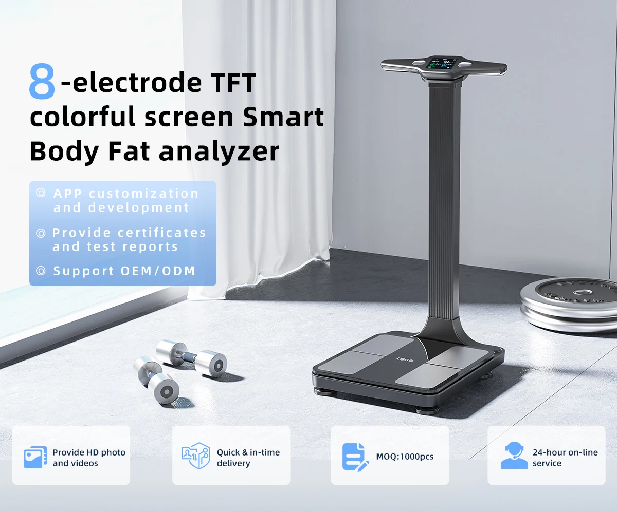 8 Electrodes Biopedancia Scale - Body Composition Analysis