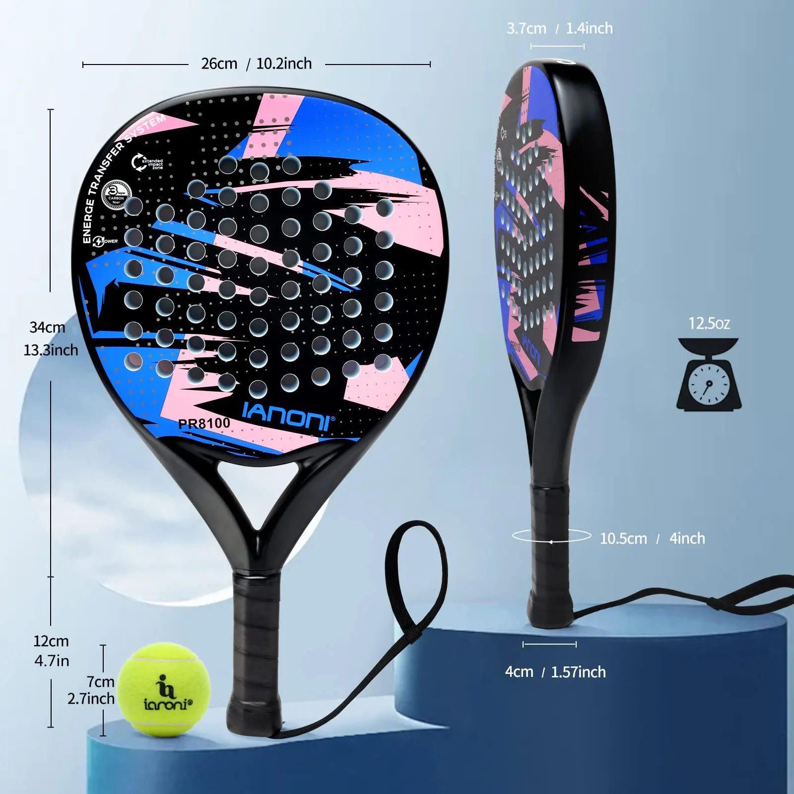 IANONI高品質テニスラケットカスタムパデルラケット| Alibaba.com