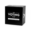 La tarjeta de juego de votación