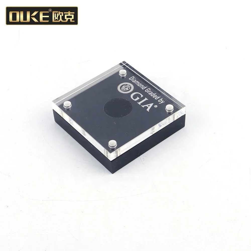 
 Акриловая коробка для хранения ювелирных изделий с магнитами  