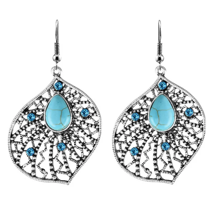 Monte Carlo Earring Blue and Silver