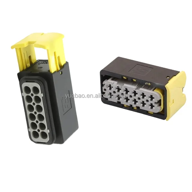 2-1670901-1 Automotive Connector 12 Pin Waterproof Auto Housing Copper Contact 12 Pin Plug Connectors for Electrical Car