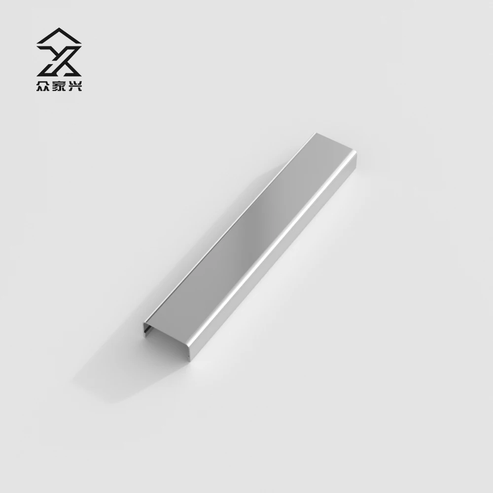 High Quality 304 Grade Roll Forming Decorated U Shaped Type Edge Strips Tile Trim supplier