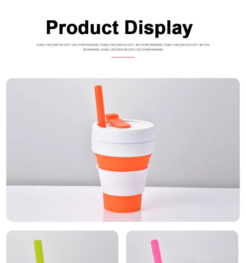 Outdoor Silicone Collapsible Coffee Cup Retractable Foldable Coffee Cup ...