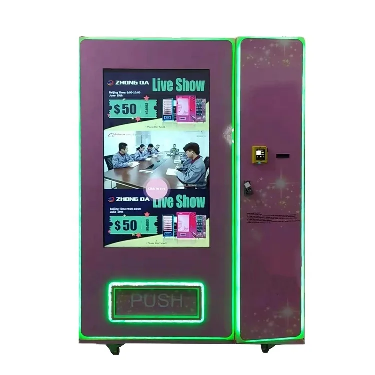 49 Inches Touch Screen Interactive Large Capacity Vending Machine Video Booth