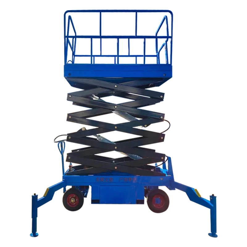 Hot selling hydraulic lifting platform full self electric climbing operation platform on sale