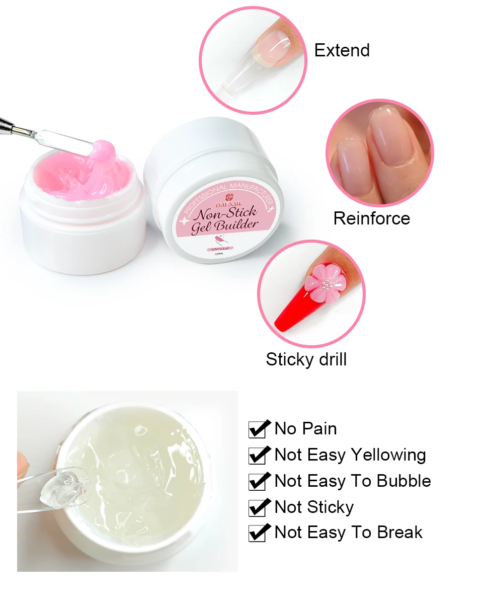 Wholesale Oem Nail Gel Polish Private Label Salon Extension Gel