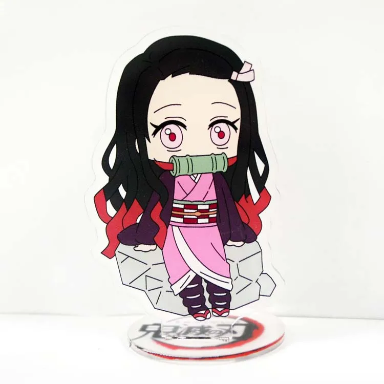 Clear custom print demon slayer figure display transparent acrylic standee anime factory