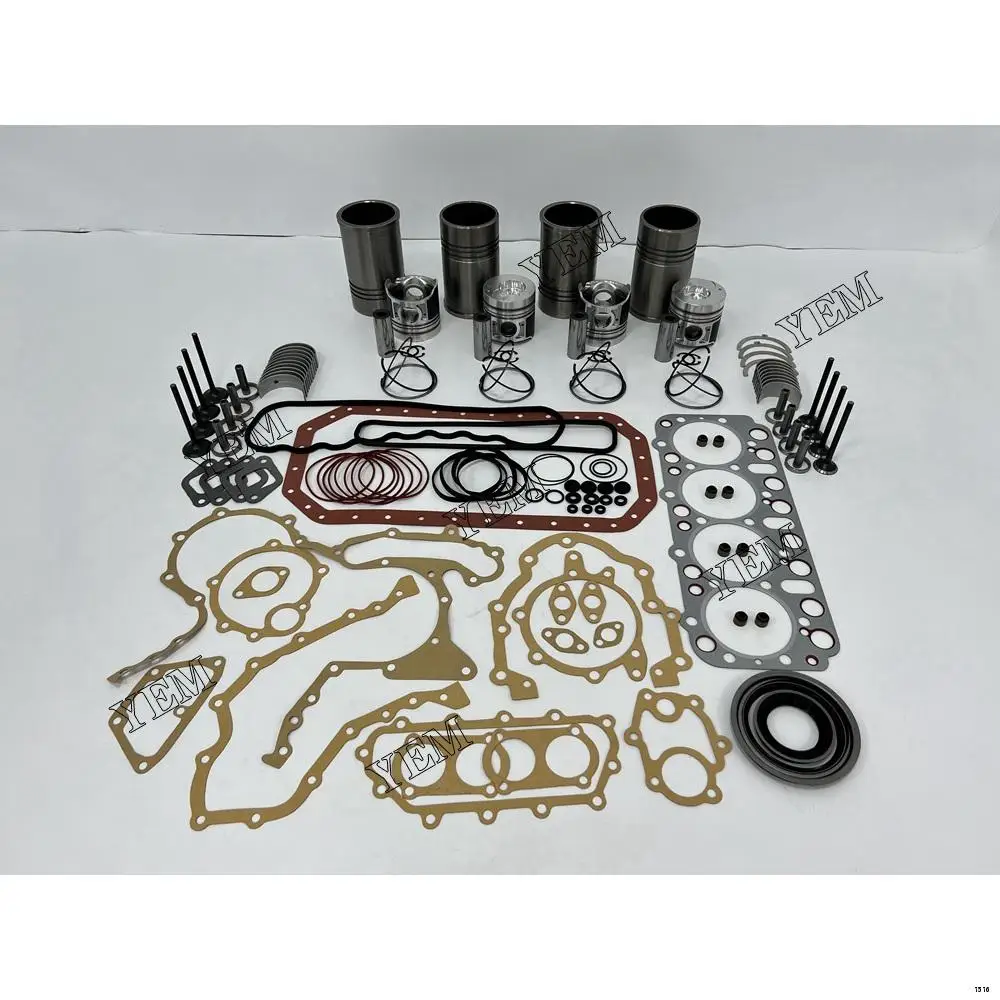 FD33 Engine Rebuilding Kit With Piston Rings Full Gasket Set Valves Kit Bearing Set for Nissan Engine Spare Parts