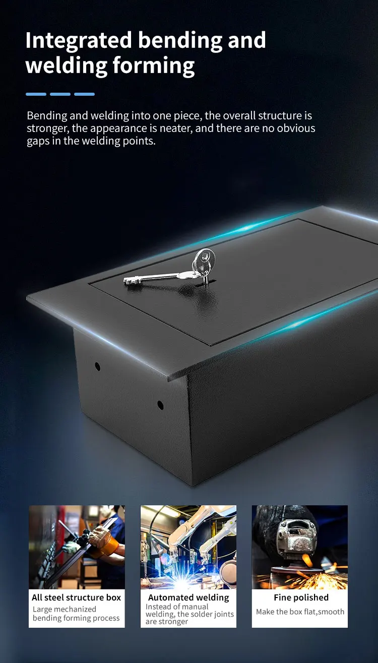 CEQSAFE High-end Mechanical Hidden Top Open Floor Mounted Safe Box for Office Drawer Safe supplier