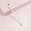 Fine eyeliner brush with plastic handle-110 bent tip