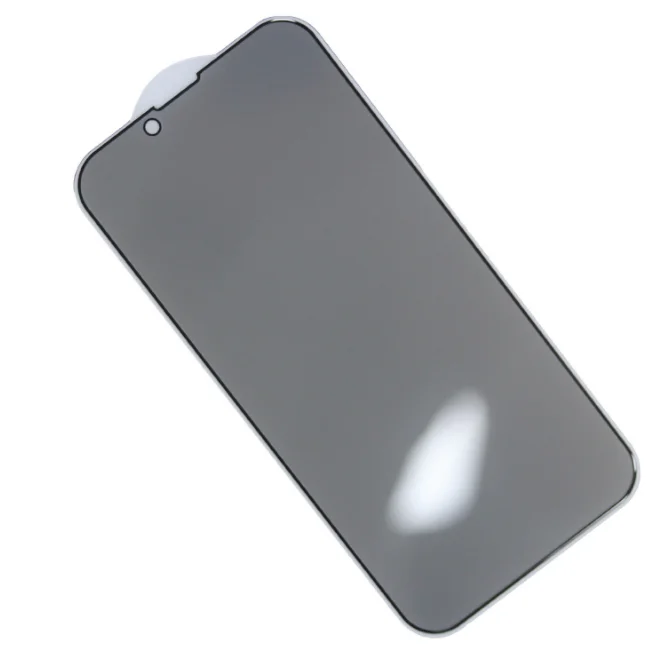 Full Cover Anti Spy Privacy Tempered Glass Screen Protector For Iphone 14 Pro Max Screen