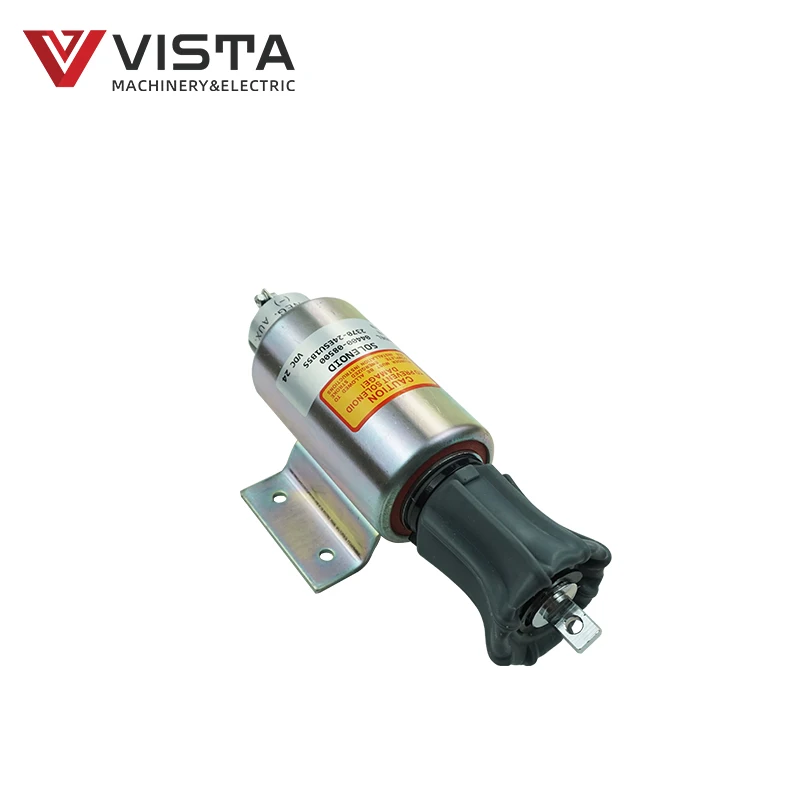 Fuel Solenoid Valve 12V Diesel Engine Shutdown Solenoid 2370-24ESU1B5S