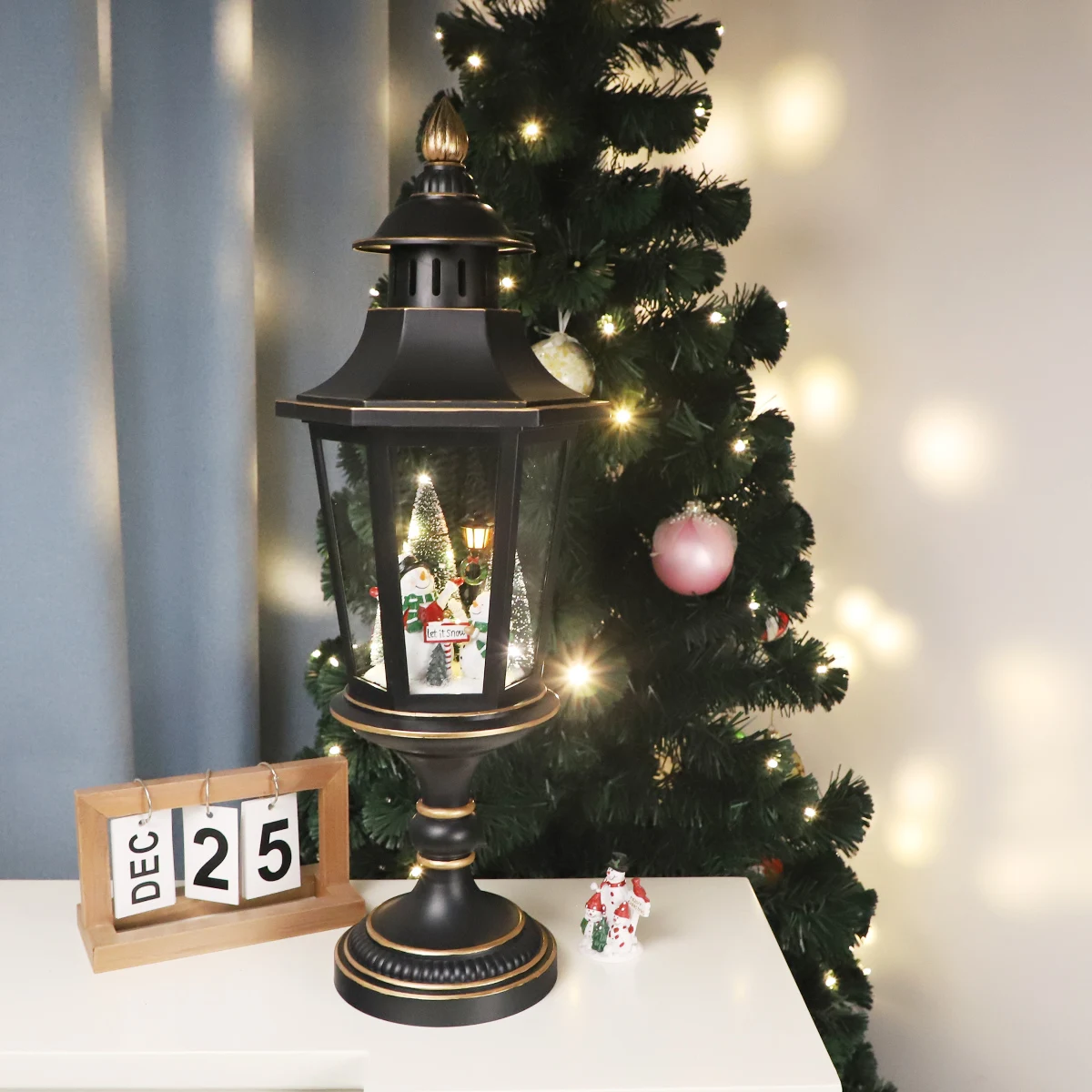 native christmas decors table lanterns led christmas decoration indoor home ornaments