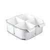 Blanco transparente [4 secciones]