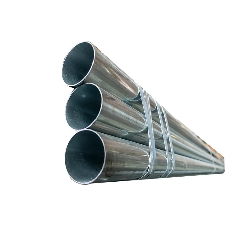 Inirerekomenda ang 200mm Diameter Galvanized Steel Pipe S235 ERW Gi Round Tube Pre Galvanized Steel Pipe para sa Patubig