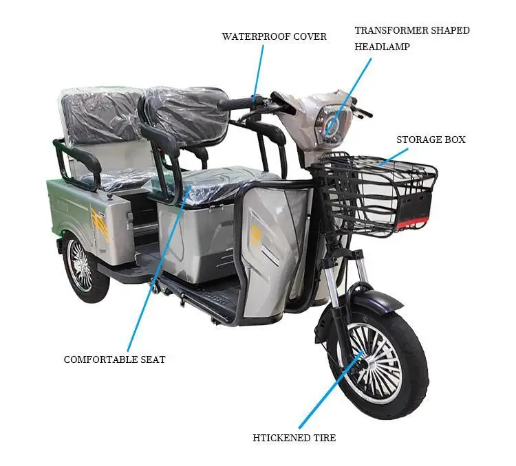 3 Wheel Cargo Electric Scooter