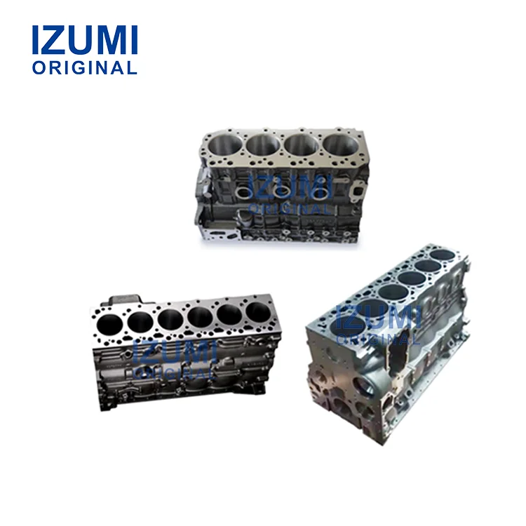 IZUMI Cylinder Block 6D95 6D95A 6D102 6D105 6D107 6D108 6D110 6D125 6D140 6D155 6D170 Cylinder Block Engine Parts FOR KOMATSU