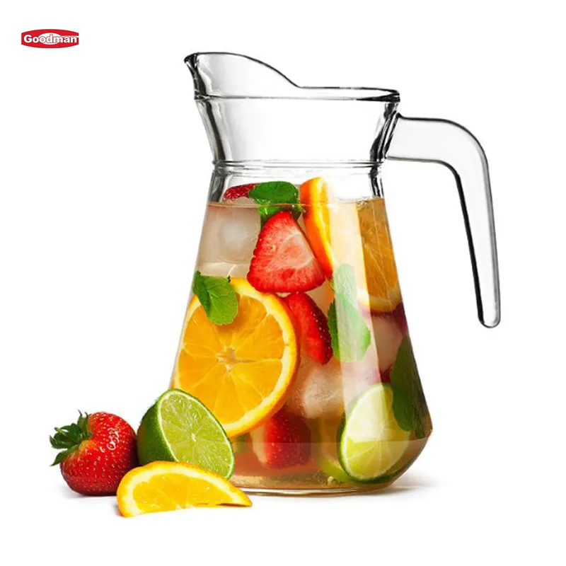 53oz./ 1500mL Juice Pitcher with Pourer, Polycarbonate, Clear