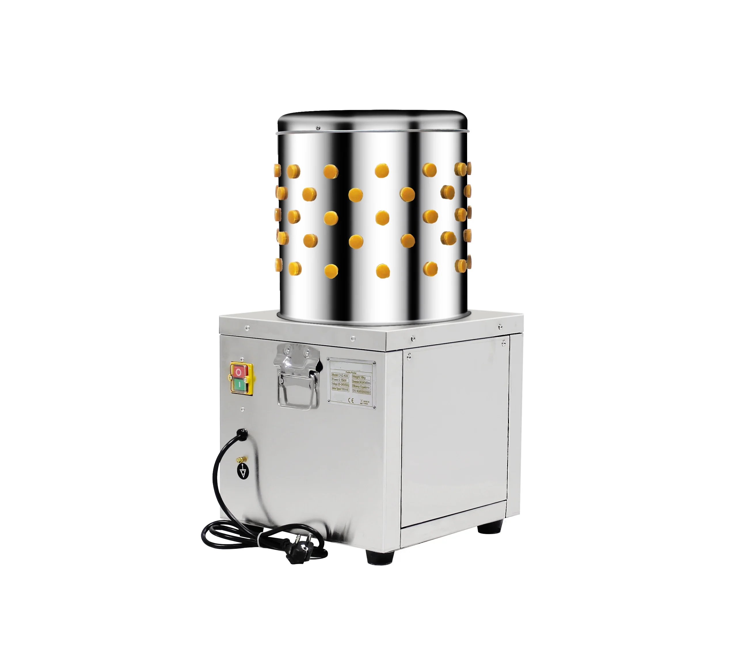 Home Use 30cm Simple Operation Automatic Poultry Chicken Duck Feather Removal Electric Plucker Plucking Equipment Machinery
