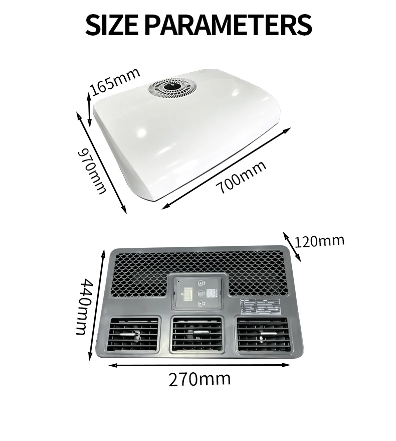 Volt Camper Trailer Camper Ac Unit Aire Acondicionado V Car Roof Top Air Conditioner For