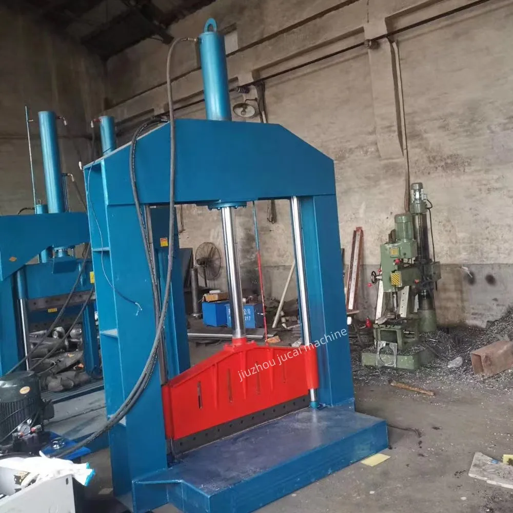 Vertical Hydraulic Guillotine Rubber Bale Cutters