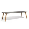 B model 240 rock slab long table (teak feet)