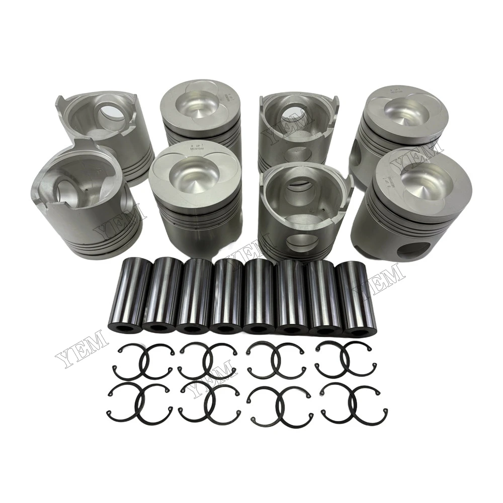 Piston Kit ME091049 Fit for Mitsubishi 8DC10 Engine