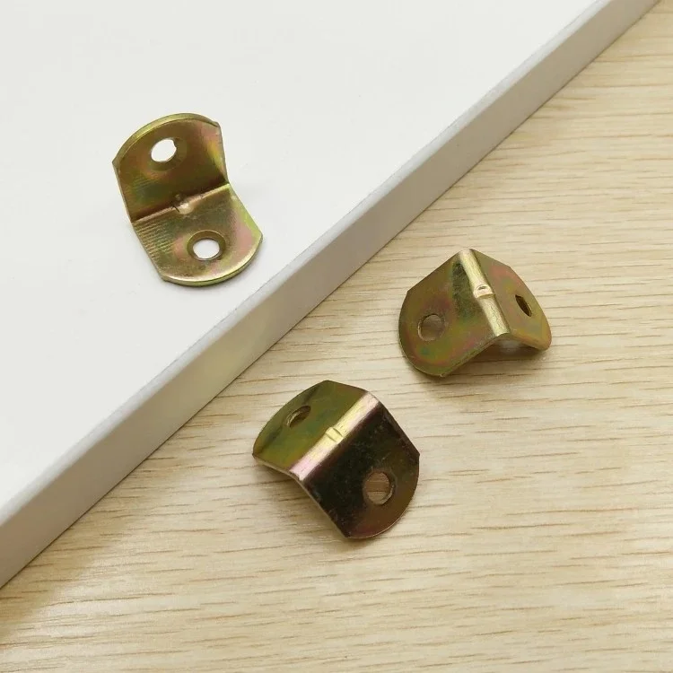 Furniture Hardware L Shape Steel Flat Angle Bracket Iron Metal Cabinet Frame Corner Bracket Fastener Steel Flat Angle Bracket