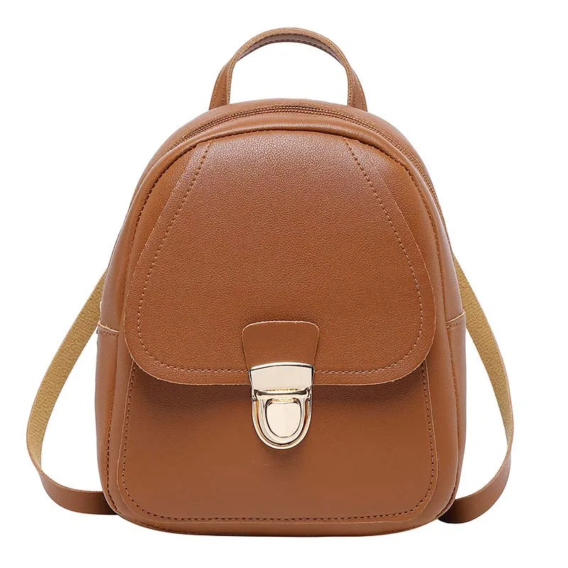 Mini Backpack for Women PU Leather Multifunction Crossbody Bag Phone Pouch  Pack