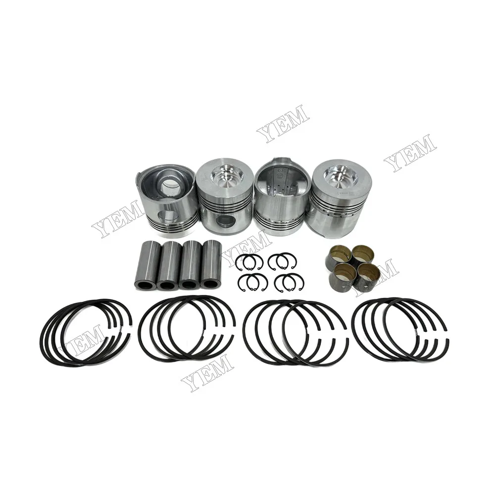 Piston Set With Rings Fit for Weichai ZH4100D Engine