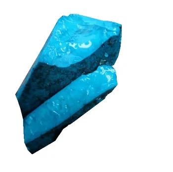 Turquoise rough block gem fashion jewelry production raw materials