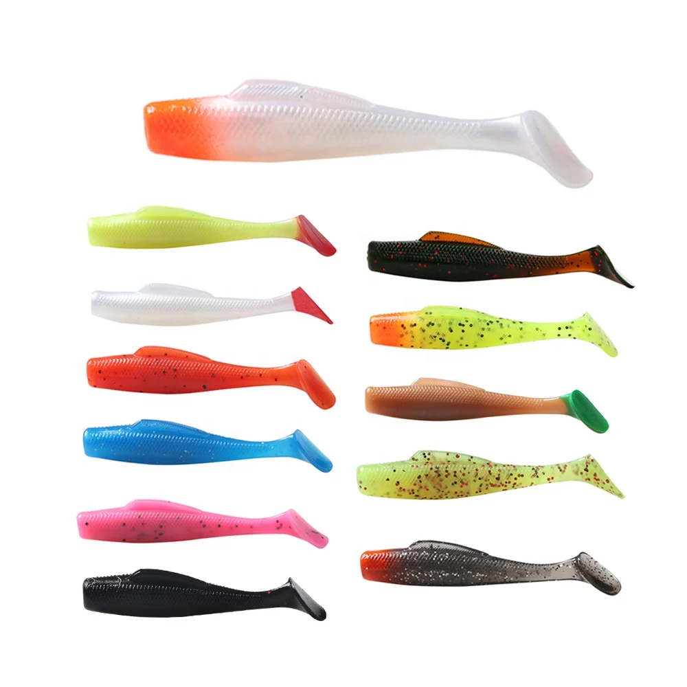  JOHNCOO Soft Baits Multiple Color Paddle Tail Fishing