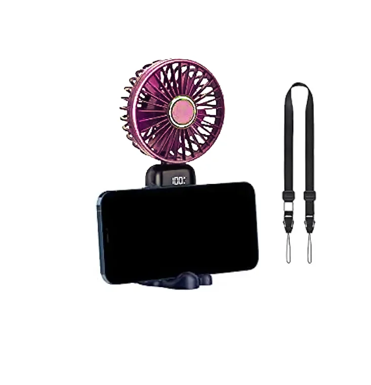 Low MOQ Portable Handheld Fan Company Gift Rechargeable Mini Fan New Design Hanging Waist Clip Fan with Good Price