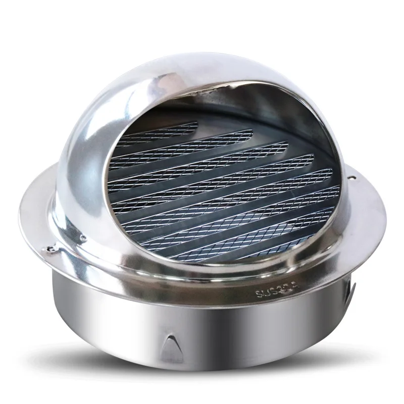 OEM/ ODM Factory Made Design Own Brand Mass Ventilation Stainless Steel Round Outside Air Port Wall Vent Air Vent