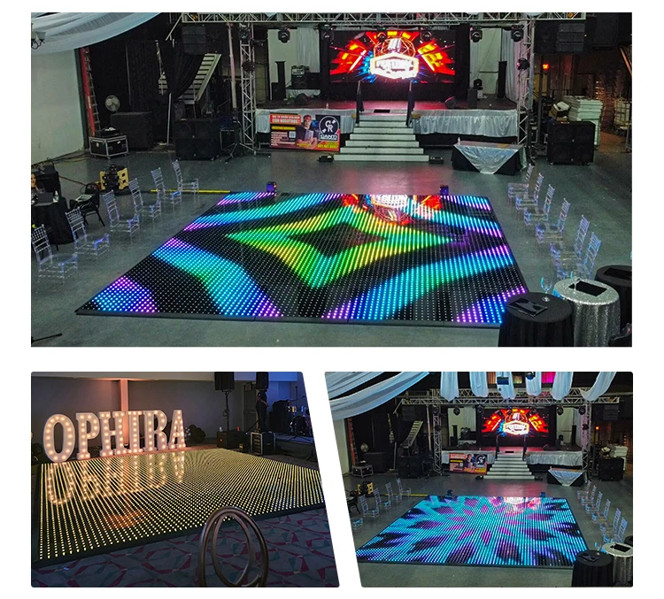 Wireless LED Dance Floor for Weddings and Parties