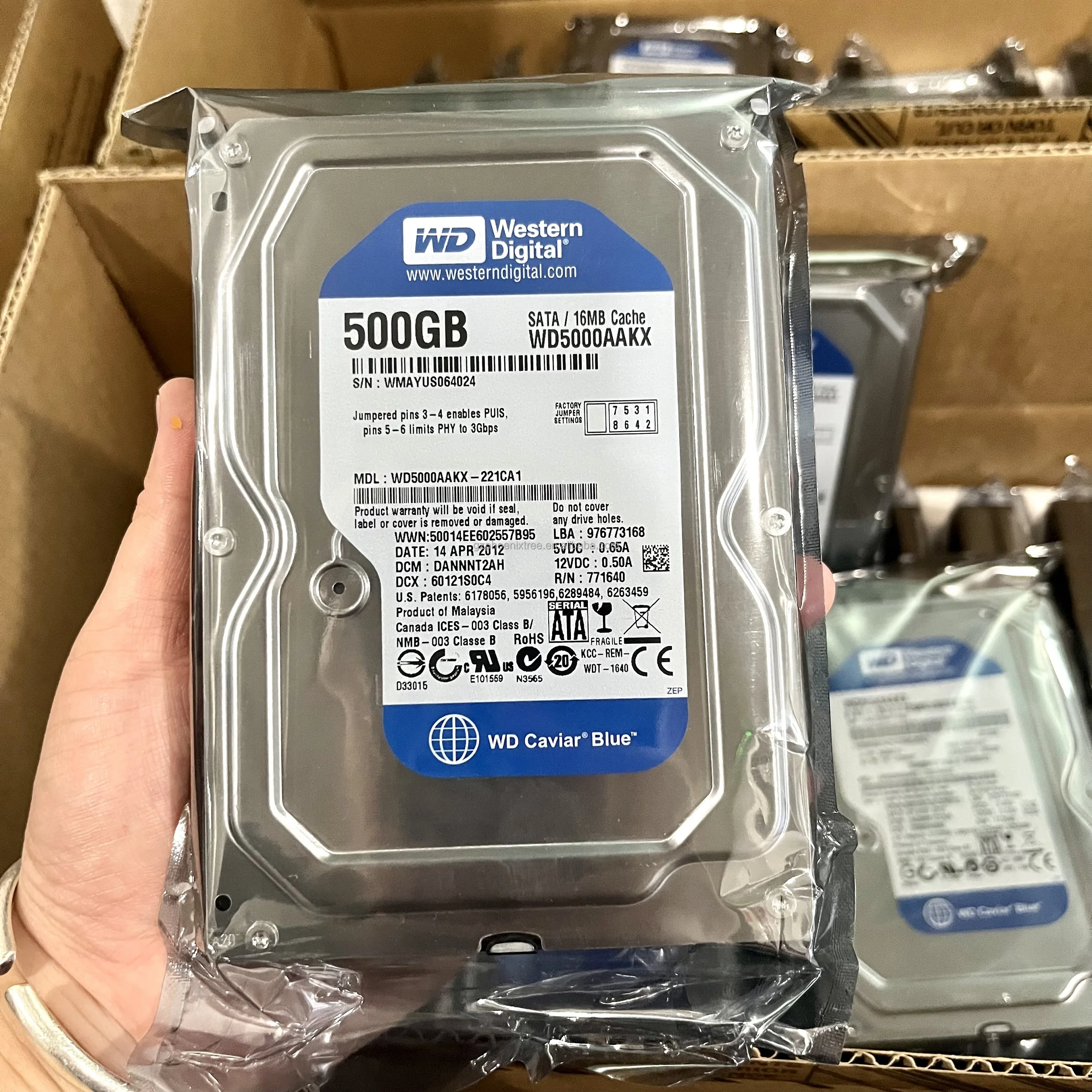 Wholesale Hard Drive 500gb 1tb Hdd Desktop Cheap Used Original 3.5 Inch