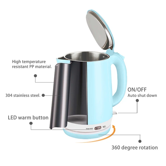 Buy Wholesale China Customized Oem Odm Boiling Water Kettle Electric Quiet  Fast Boil Kettle & Electric Water Kettle at USD 3.93