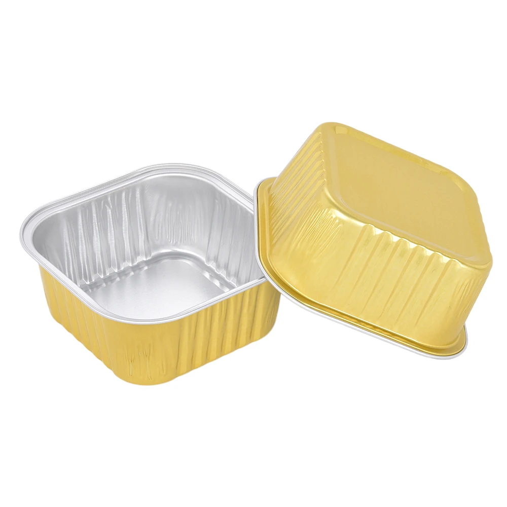 TIA Z180 180ml Wrinkle Free Disposable Foil Pan Crease Proof Party Pan Catering Foil Tray Party Food Servings