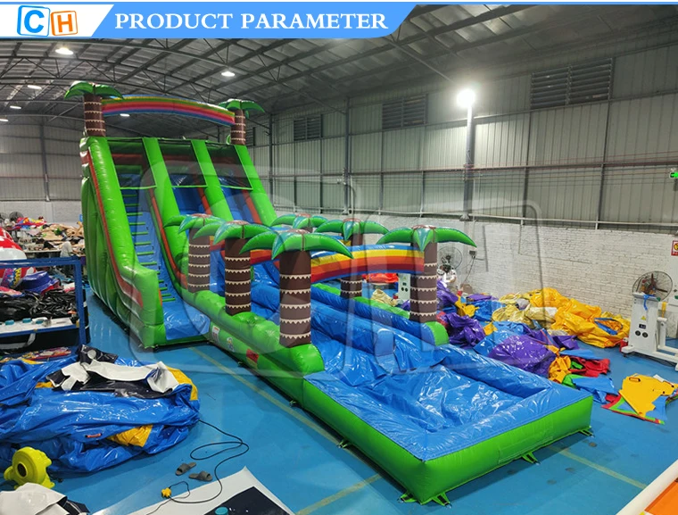 Custom PVC Inflatable Outdoor Water Slide Pool for Kids Fun inflatable games and Slides