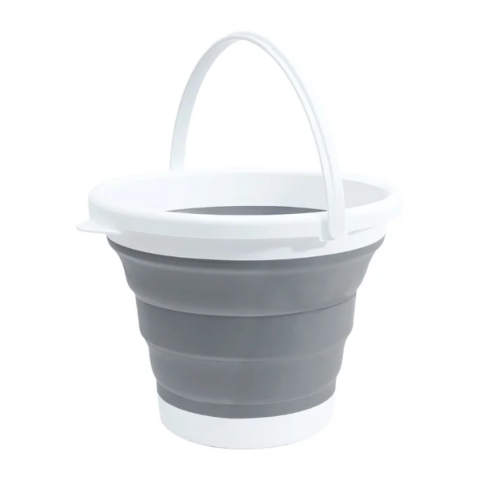 BPA-Free Multifunctional Outdoor Picnic Beach Folding Vegetable Washing Bucket Beach Toy Bucket
