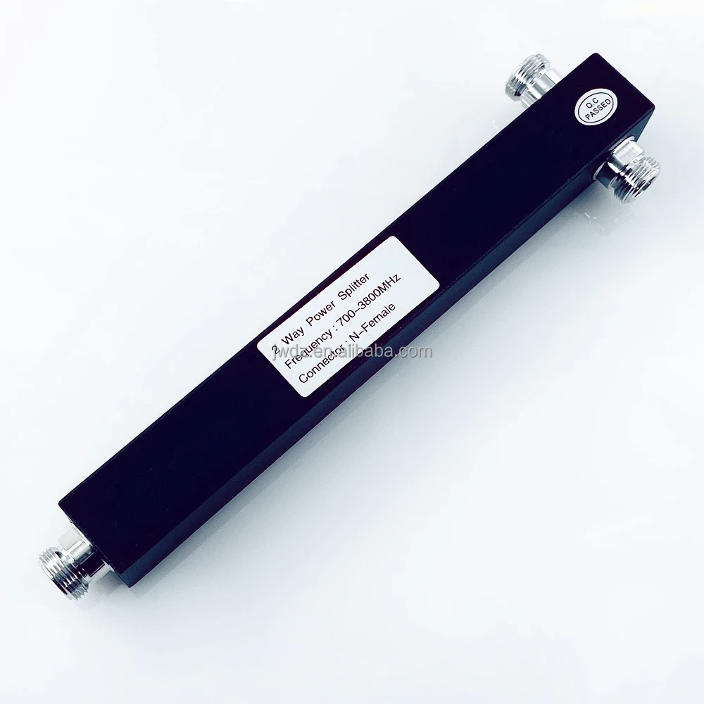 High quality,Low PIM 698-3800MHz (N Female) 2 Way Power Divider Power Splitter 698-3800MHz