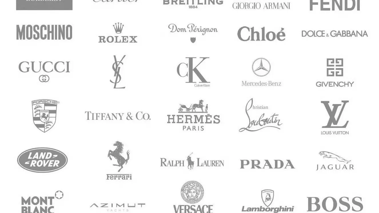 Логотипы люксовых брендов