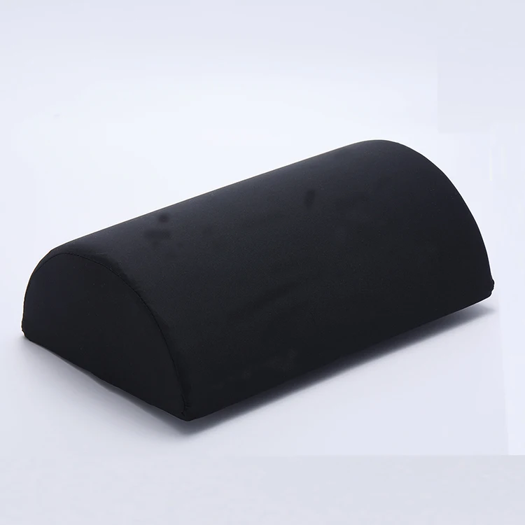 Black Memory Foam Relieve Stress Lumbar Cushion Customizable Small Lumbar Support Pillow for Gaming Chair/Office Chair/Car Seat