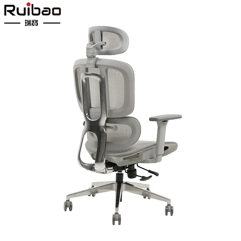 Furniture Multiple Function Adjustments PU Leather Swivel Full Mesh Office Chair High Back Comfortable Ergonomic for Office