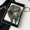 Yzl7005-green-edged leopard print