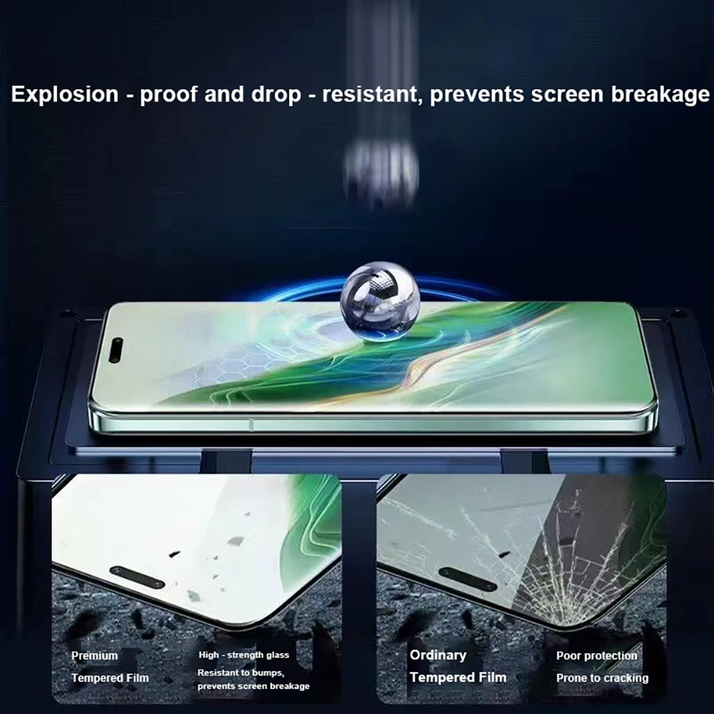 product for iphone 17 pro max screen protector tempered glass high adhesive aluminum transparent glass for iphone 17 air laudtec-11
