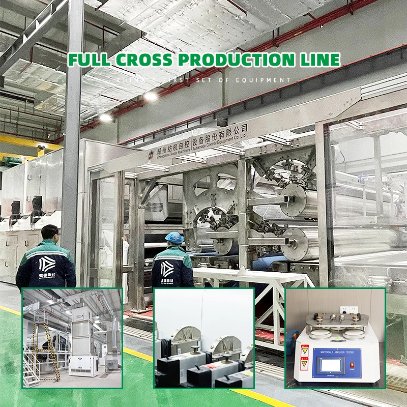 Free Sample Manufacturer Viscose Polyester baby wet Tissue Wipes Raw Material Spunlace Non-woven Fabric full Cross nonwoven roll